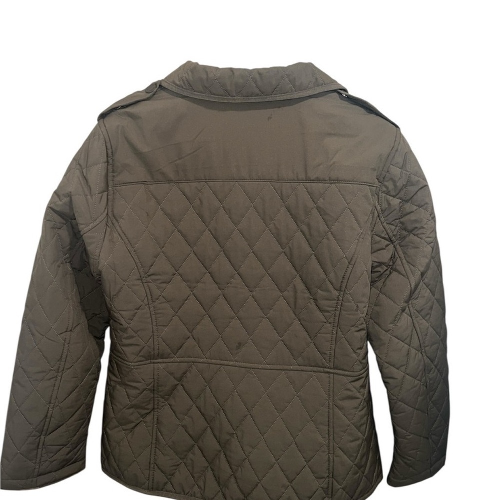 Women’s Tommy Hilfiger Olive Quilted Puffer Jacket - Picture 4 of 6